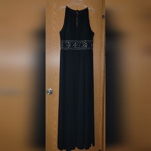 Navy evening gown